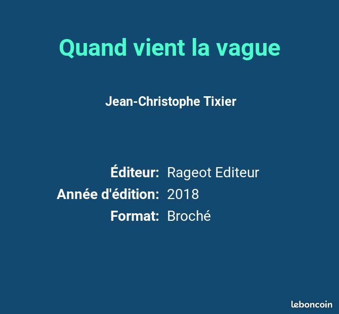 Quand vient la vague - Jean-Christophe Tixier et Manon Fargetton (image 2)