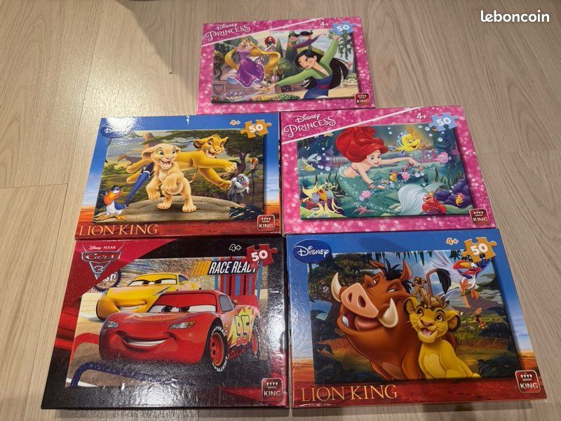 Lot puzzles Disney (image 1)