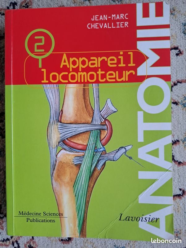 Livre ANATOMIE t2 Appareil Locomoteur (image 1)