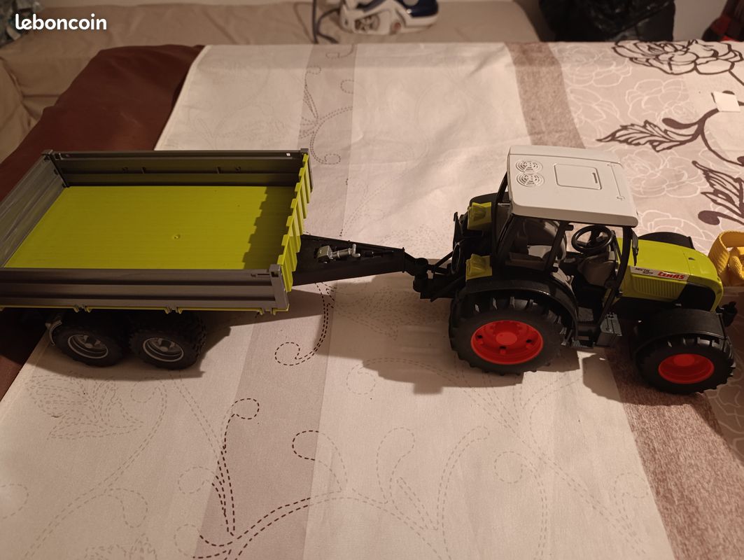 Tracteur et remorque claas enfant (image 1)