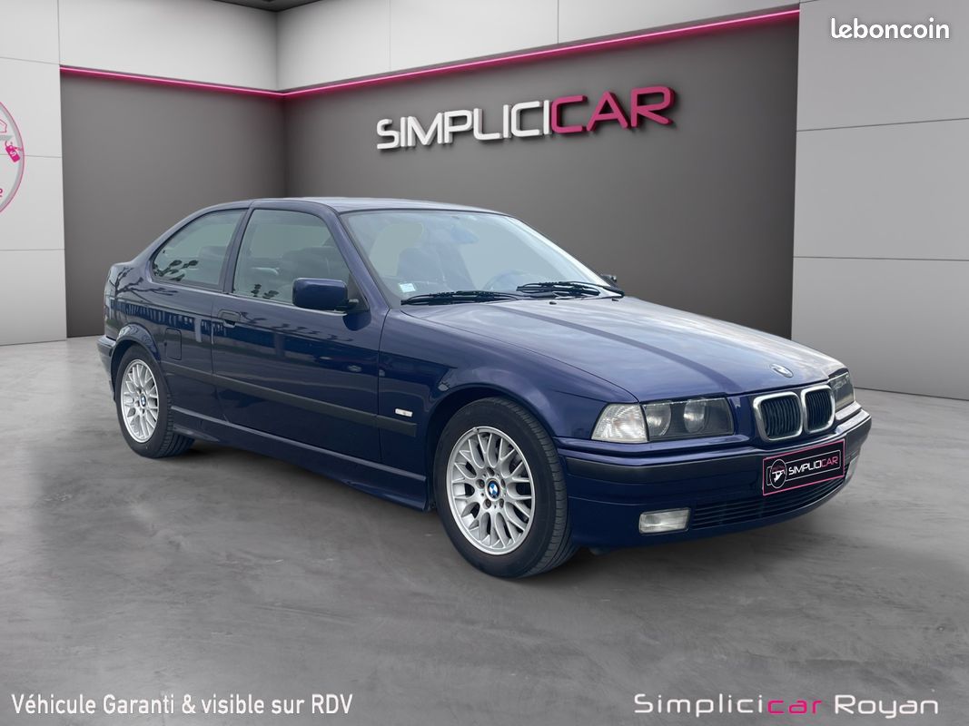 BMW Série 3 E36 COMPACT TI 2.5 170Ch bvm 5 rapports - Pont court Autobloquant - CT ok - Garantie 12 mois (image 1)