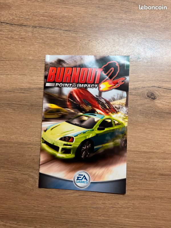 Jeu PS2 Burnout 2 Point Of Impact - Complet (boîte + Notice) - Bon état Pour Collectionneurs