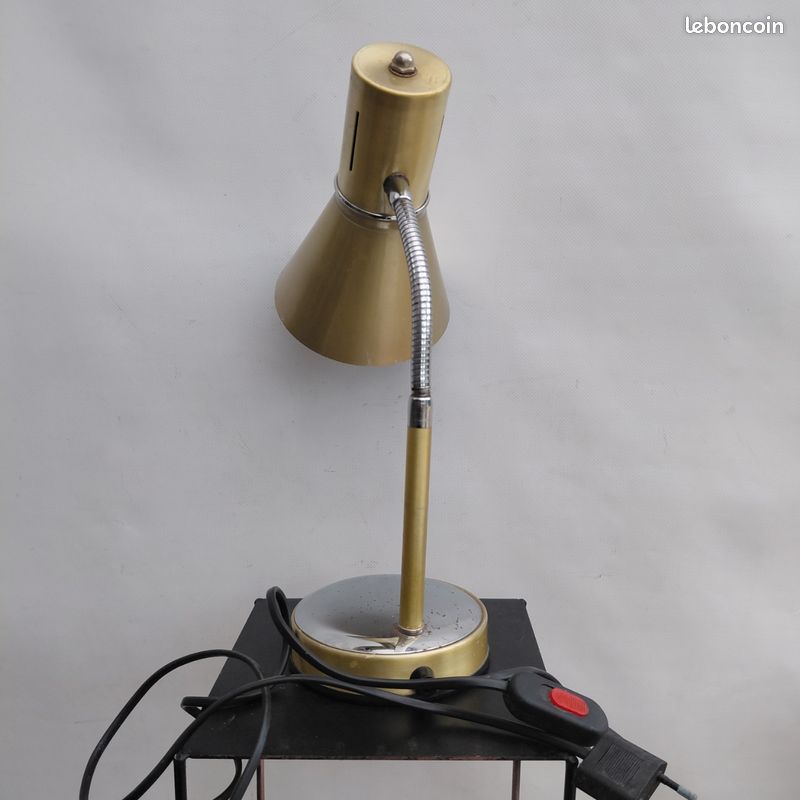Paire De Lampes De Table Fidenza Vetraria – Design Mendini – Vintage 1970 Italie