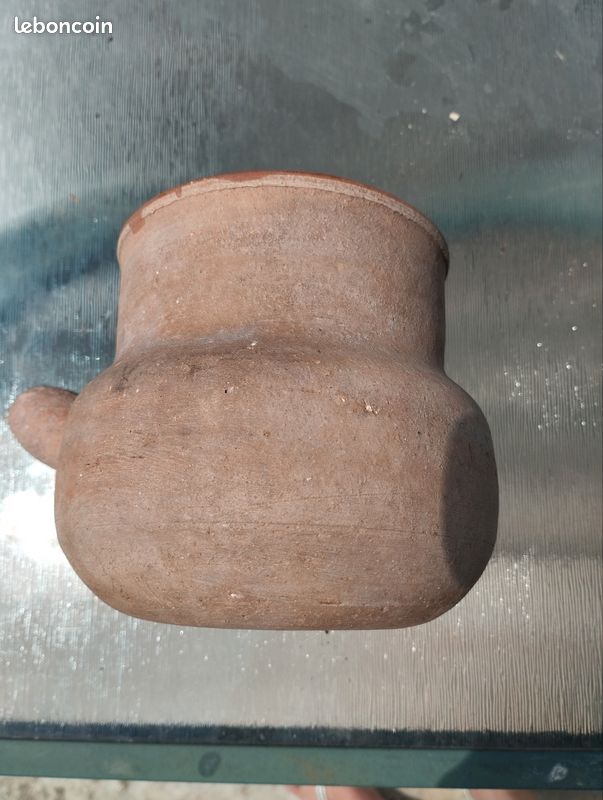 Toupin pot en grès vernissé ancien (image 6)