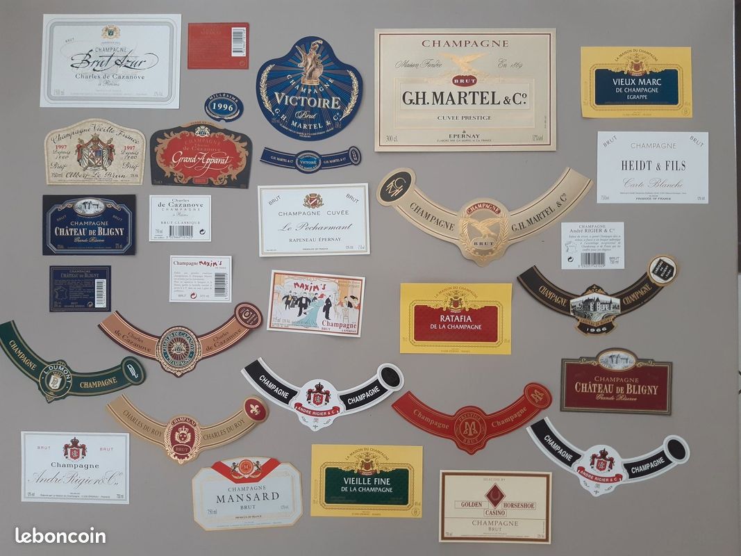 étiquette de champagne (image 1)