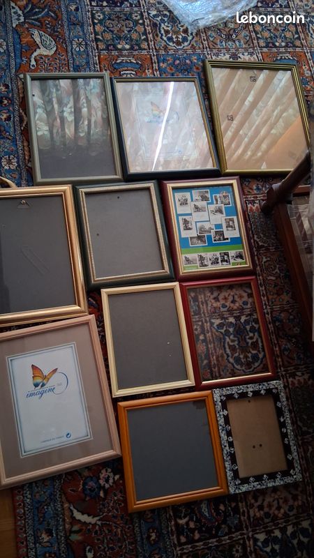 Lot de 10 cadres photo / tableaux différents formats (image 1)