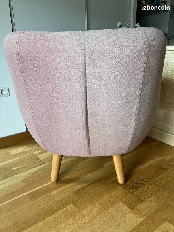 Fauteuil vintage scandinave poppy (image 3)