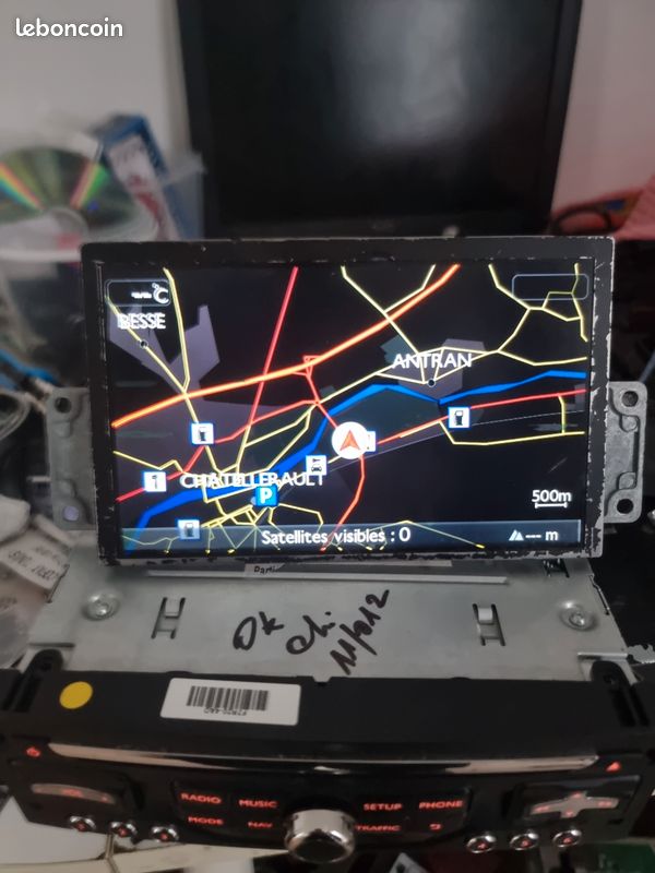Autoradio ecran c4 ds5 3008 308 parner gps 2024 garantie 2ans d'origine peugeot citroen (image 4)