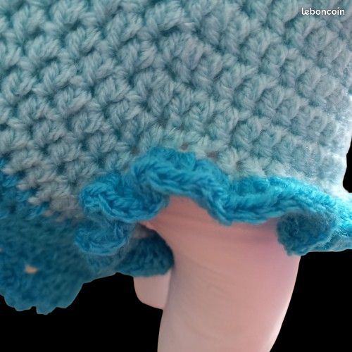 Pull petit chien + chapeau assorti fait main (image 3)