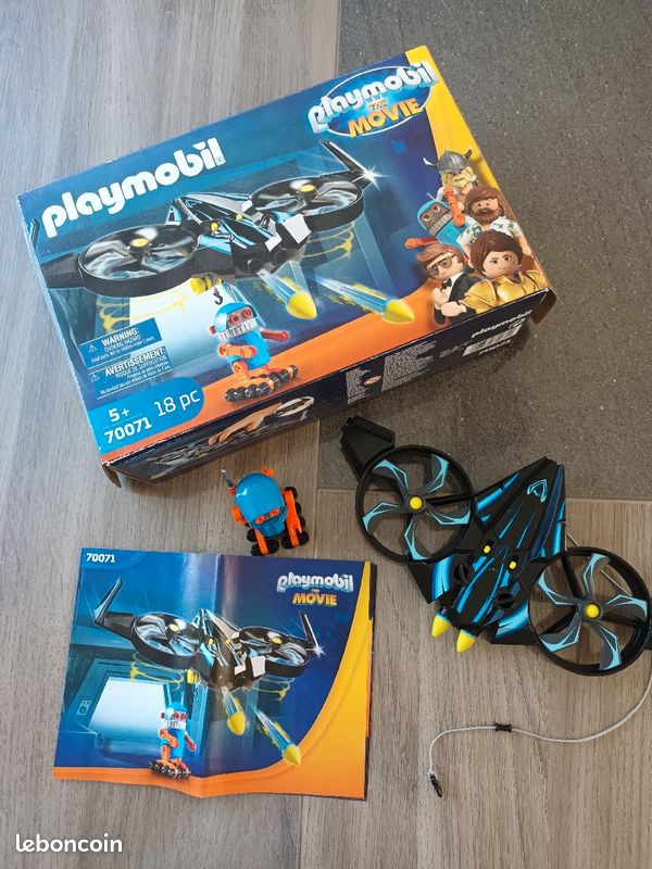 Playmobil 70071 drone avec robotitron (image 1)