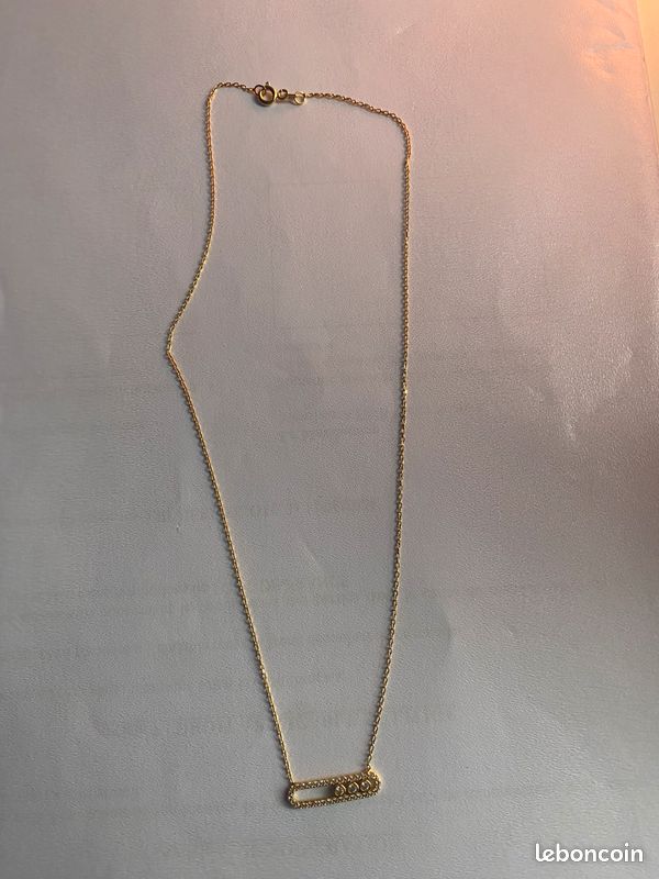 Collier en or jaune 18 carats (image 6)