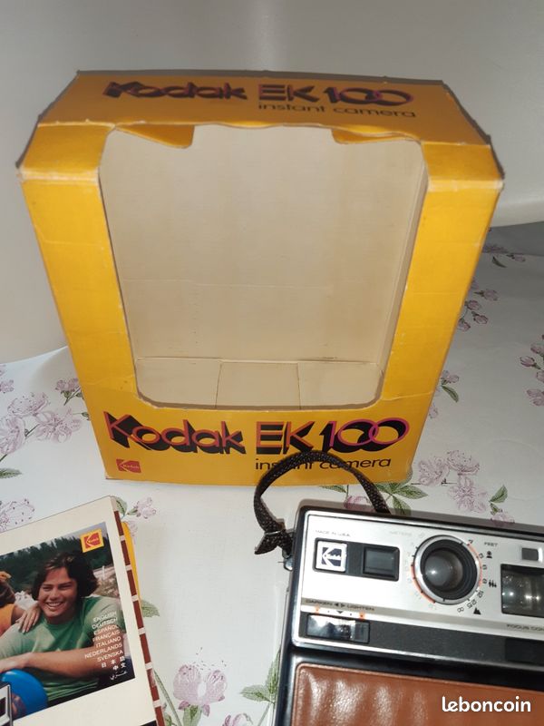 Appareil Photo Vintage Kodak EK 100 Instantané, En Boîte Carton D'origine, Jamais Servi