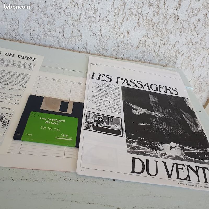 les passagers du vent &copy infogrames (1986