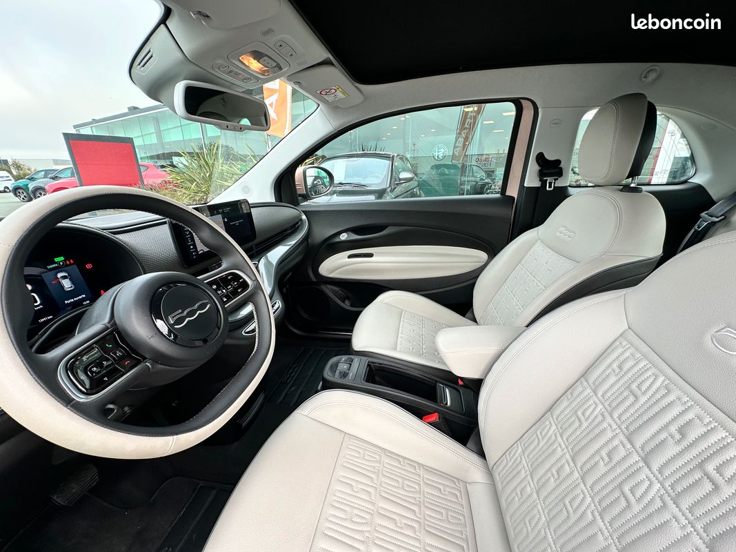 LOA 163e/mois Nouvelle Fiat 500 cabrio Électrique 42kWh La Prima (image 3)