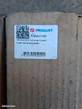 Circulateur 15/6 hr 9h con mo - 29 FRISQUET - 2026