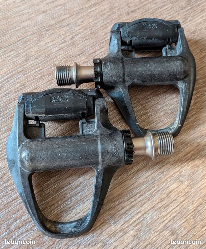 Paire de pédales route Shimano 105 PD-R7000 carbone SPD-SL – Très bon état - Cales et visserie offertes (image 7)