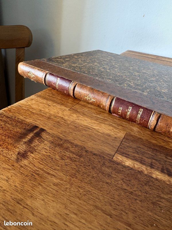 Livre ancien Alexandre Dumas – Les Crimes célèbres – reliure XIXe (image 2)