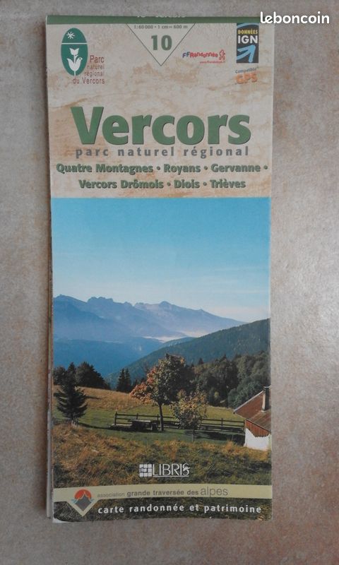 Carte randonnées Vercors n° 10 Grand air (image 1)
