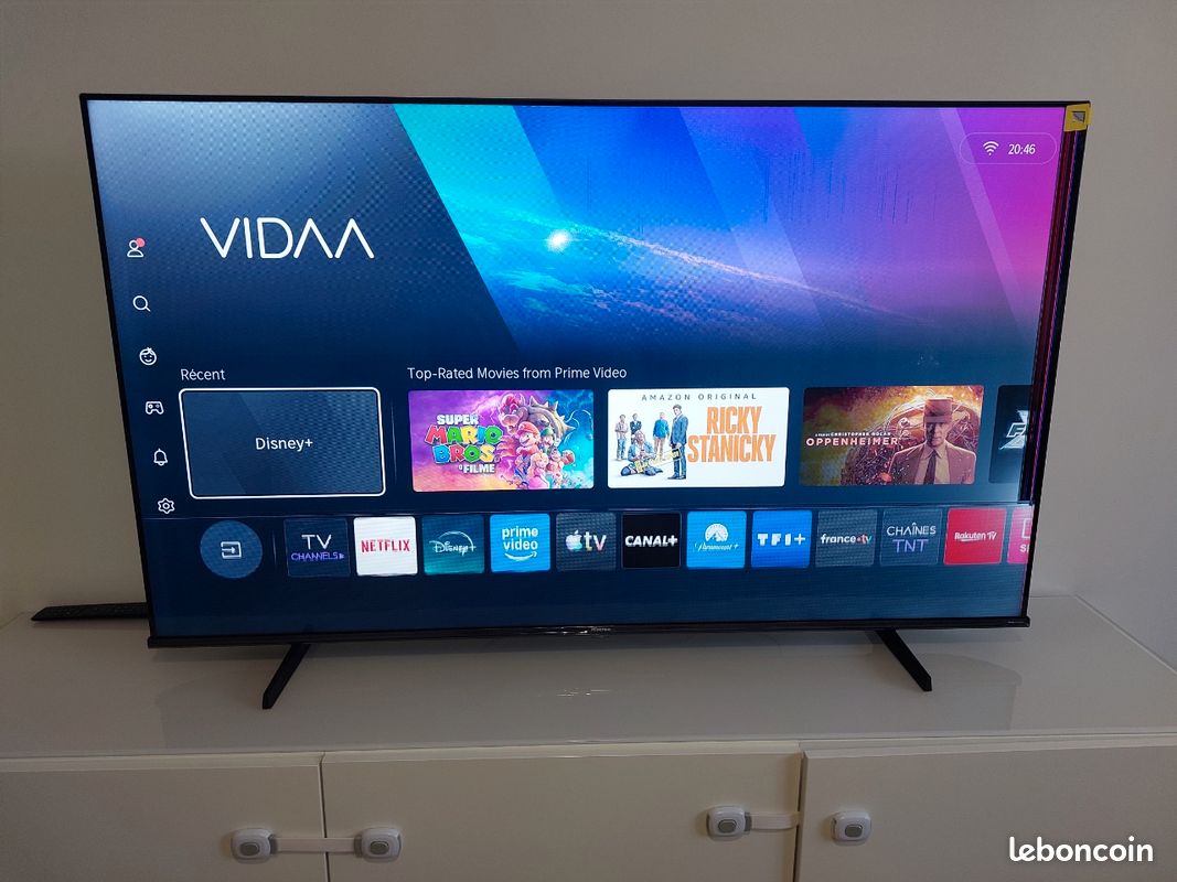 TV Hisense 58 pouces – écran cassé – achetée en janvier – pour pièces ou réparation (image 3)