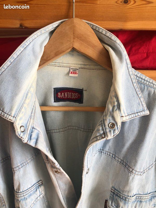 Chemise jean Bandidos (image 4)