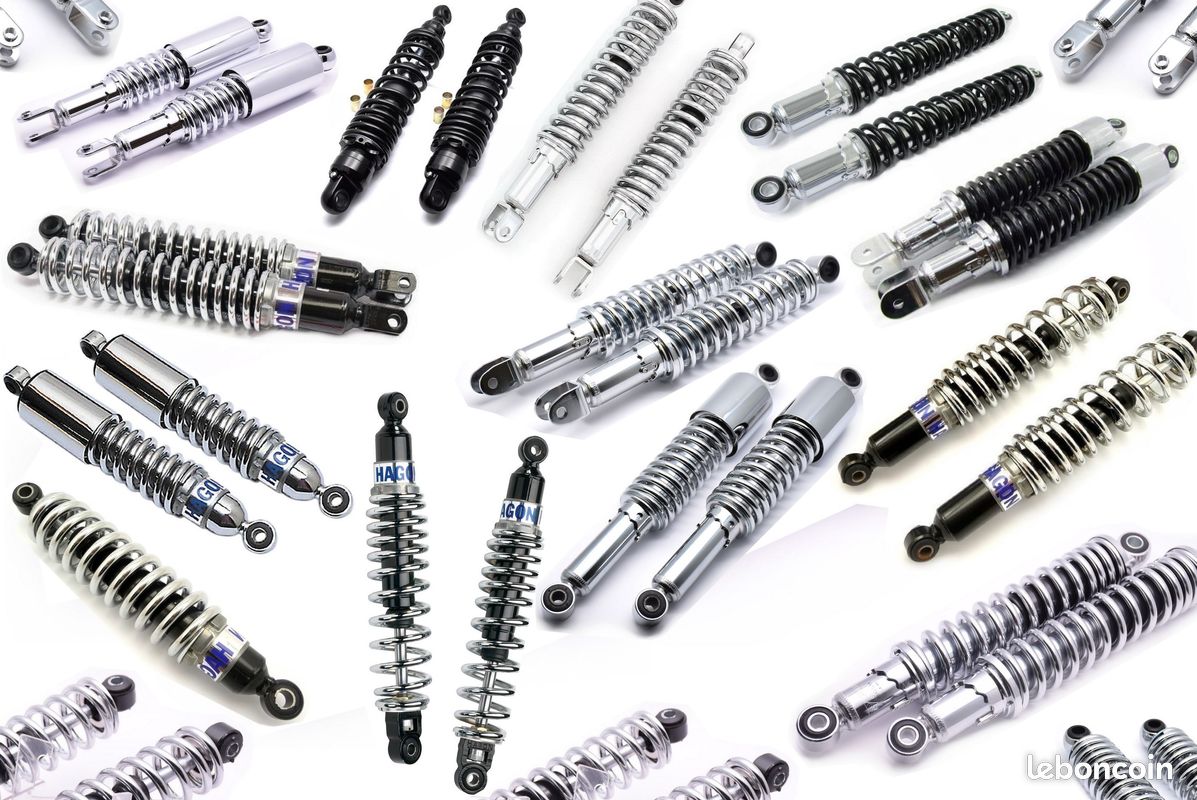 Amortisseurs neufs et d'autres pièces Honda Kawasaki Suzuki Yamaha 125 250 350 360 400 450 500 550 650 750 900 1000 1100 1200 1300 1500 gpz kz z st cb cbk twin cbg g g5 cb cbf four bol d'or custom (image 1)