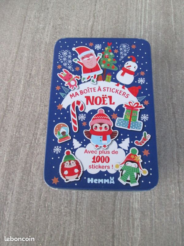 Ma boite à stickers - en métal - Noël - Neuve (image 1)
