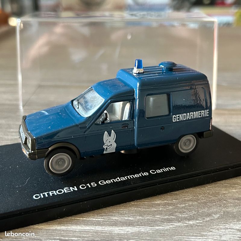 Citroën C15 Utilitaire Blanc – Eligor 1/43 – Transformation Artisanale – Miniature