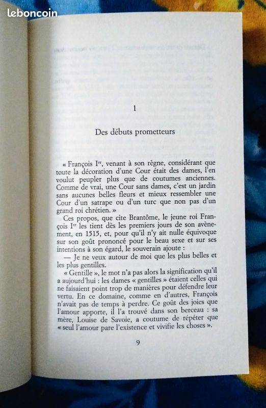 Livre François 1er Le chevalier de l'amour (image 3)
