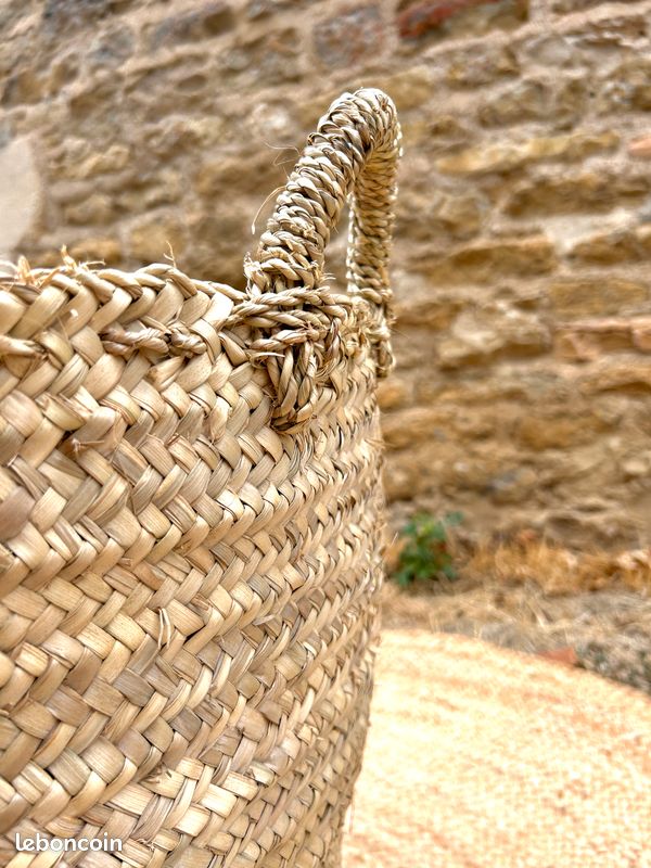 Panier rotin tressé XL (image 3)