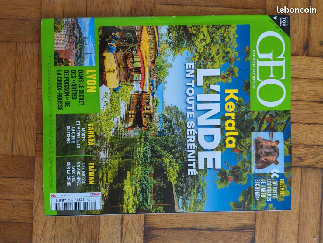 Vends magazine geo sur l inde (image 1)
