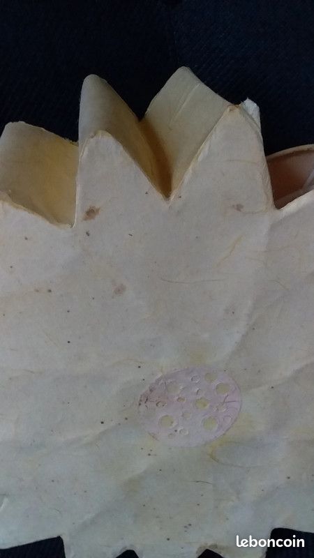Abat-jour lampe jaune fleur soleil (image 6)