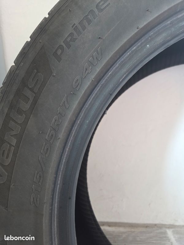 2 pneus hankook ventus prime 4 215/55r17 94W (image 2)