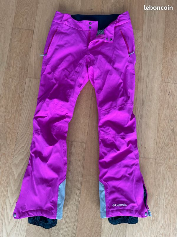 Pantalon de ski rose Columbia Omni-Heat - M (image 1)