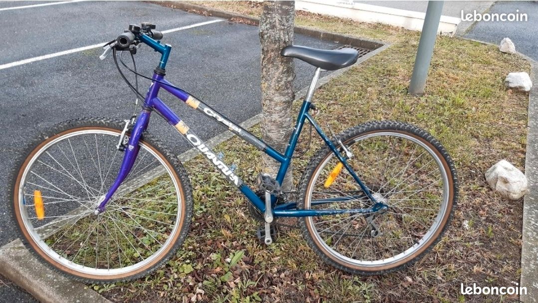 Vélo De Course Quantum - Cadre Alu Blanc, Roues 700, 14 Vitesses (Homme, Occasion)
