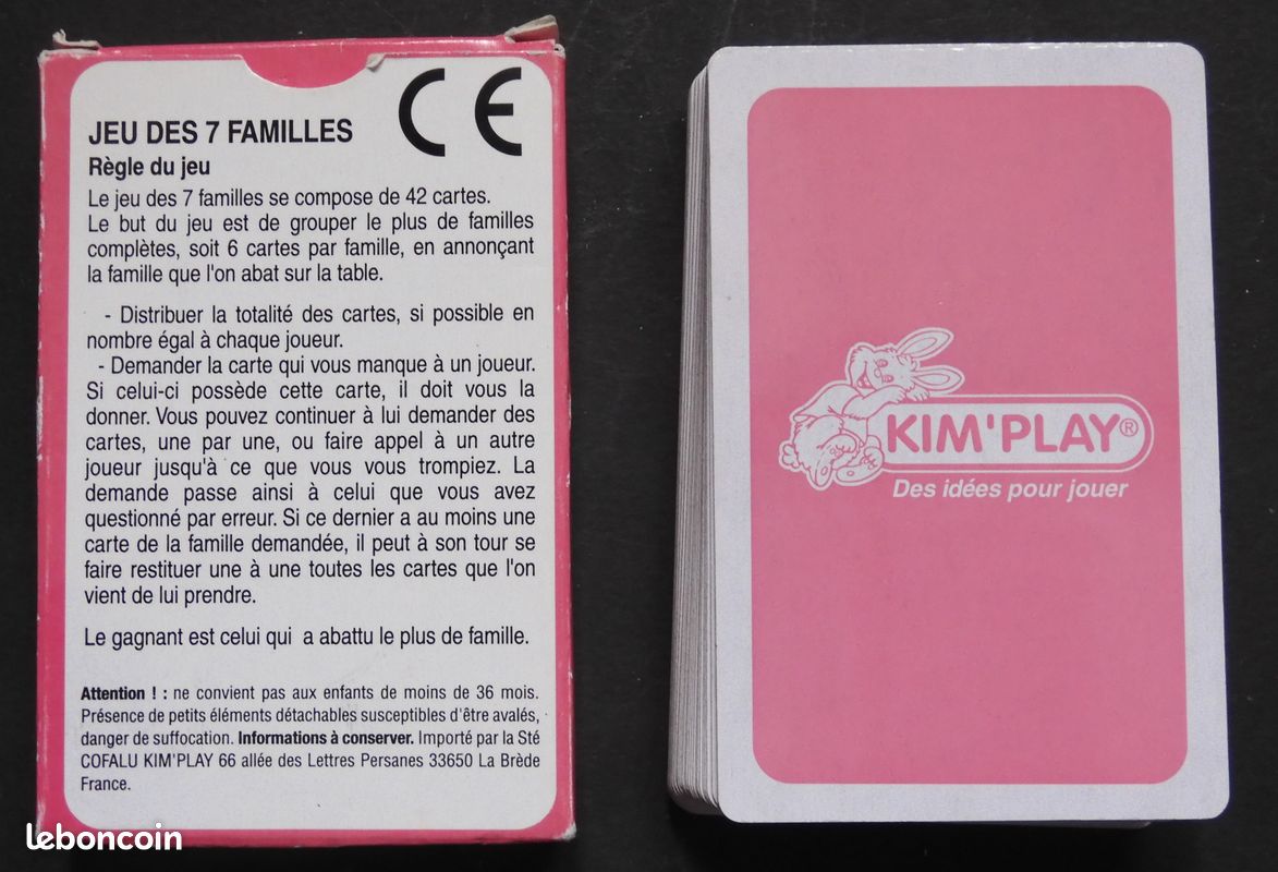 Jeu de cartes des 7 familles Princesses (image 3)