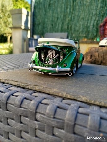 Miniature Norev VW Coccinelle 1/18 - Bleue - Série Fast & Furious - Neuve