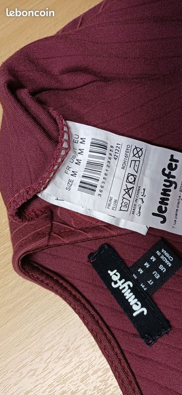 Robe bordeaux jennyfer M (image 6)