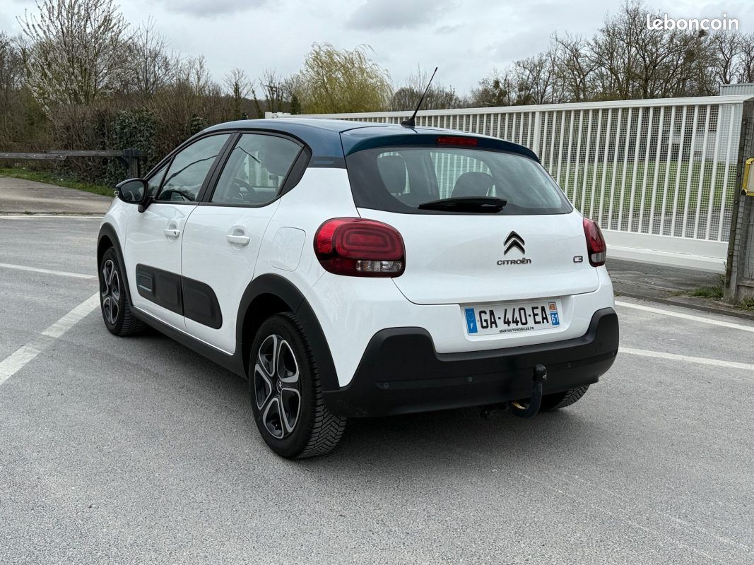 CITROEN C3 1.5 BlueHDi 100 SS BVM6 Feel - Entretien complet Citroën - Courroie de distribution OK (image 4)