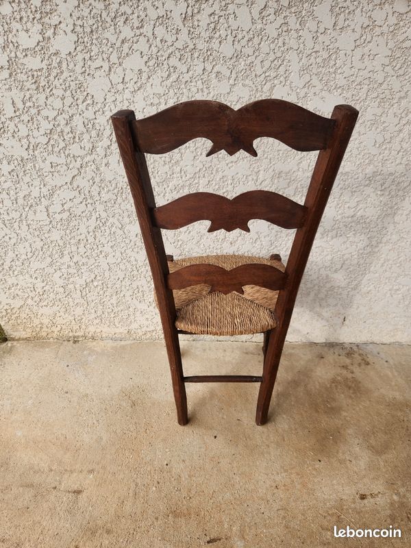 Chaises rustique vintage (image 3)