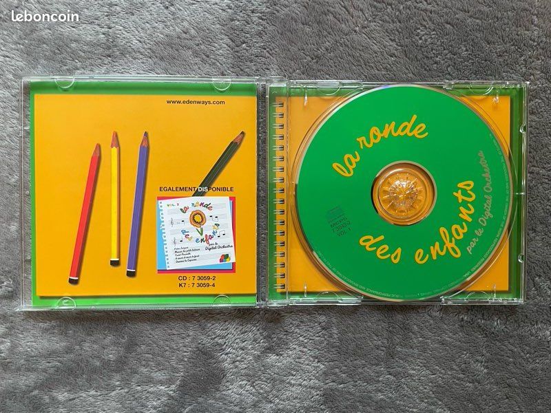 CD Vintage De Collection La Ronde Des Enfants V1 - Digital Orchestra - 1998 (image 3)