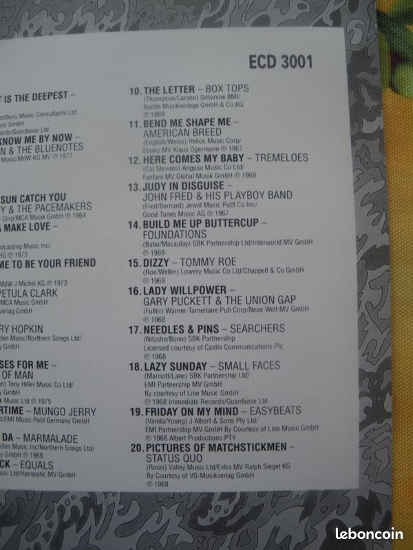 Coffret 4 CD Pop History (image 4)