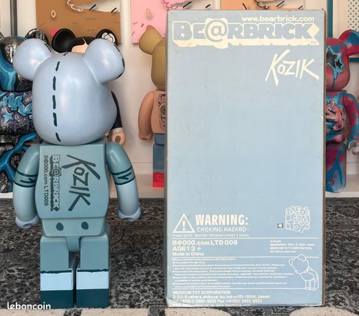 Bearbrick 1000 kozik bleu medicom toy Collection