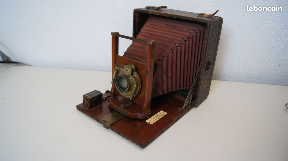 Ancien Appareil Photo à Soufflet Pony Premo N°4, USA Vers 1905, Collection