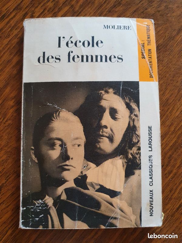 Livre L'école des femmes de Molière Édition de 1970 (vintage) [DON] (image 1)