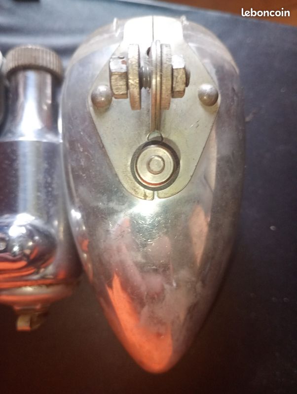 Phare De Vélo Dynamo Vintage Soubitez 89 - 6V 3W Chrome - Fabriqué En France