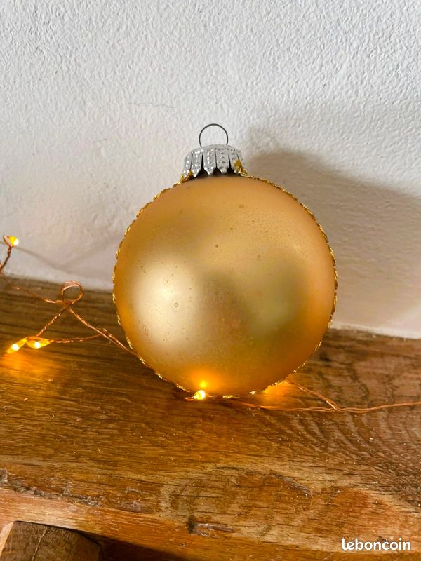 Lot De 42 Boules De Noël Vintage En Verre - Fait Main - Décorations Arbre