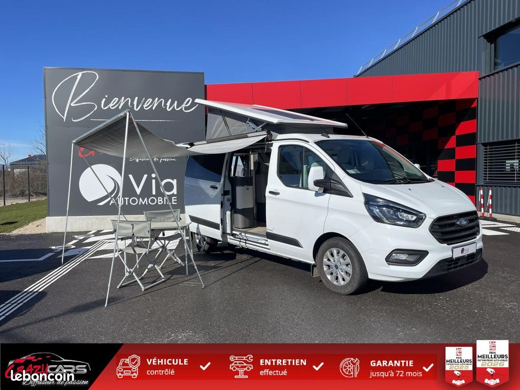 Westfalia custom nugget plus ford kelsey 2.0 ecoblue 170 - cam - camper pack - toit relevable (image 2)