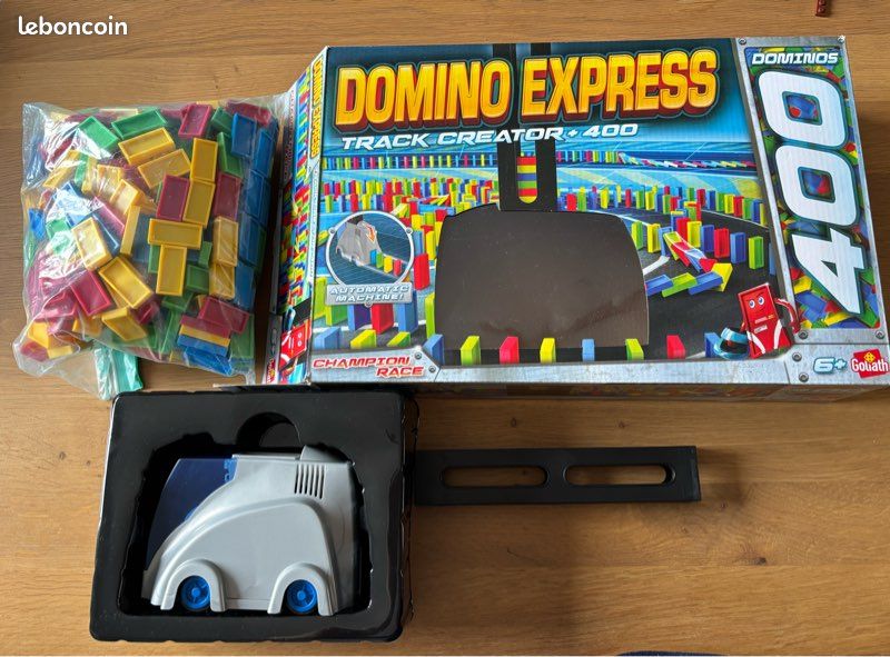 DOMINO EXPRESS - Track Creator + 400 Dominos - Jeu De Construction Pour