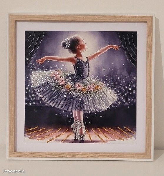 Tableau Mural Moderne « Danseuse » – Impression Sur Alu Dibond, Très Bon état