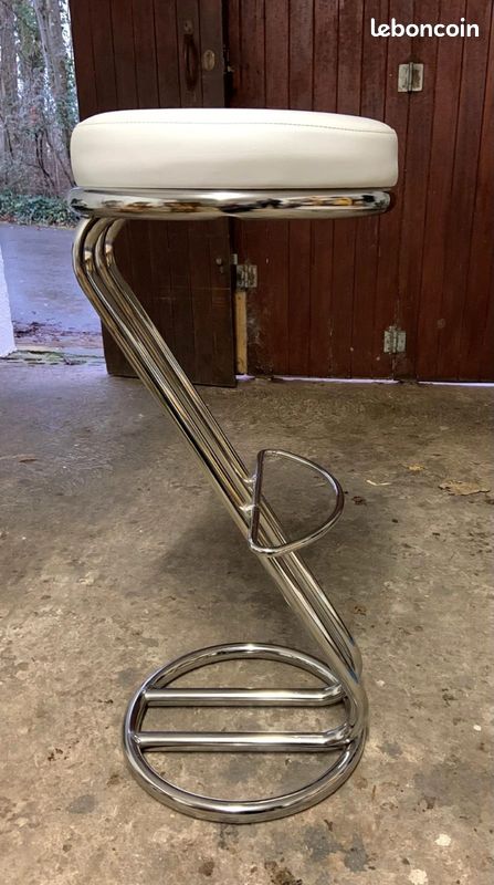 Tabouret de bar cuir (image 2)